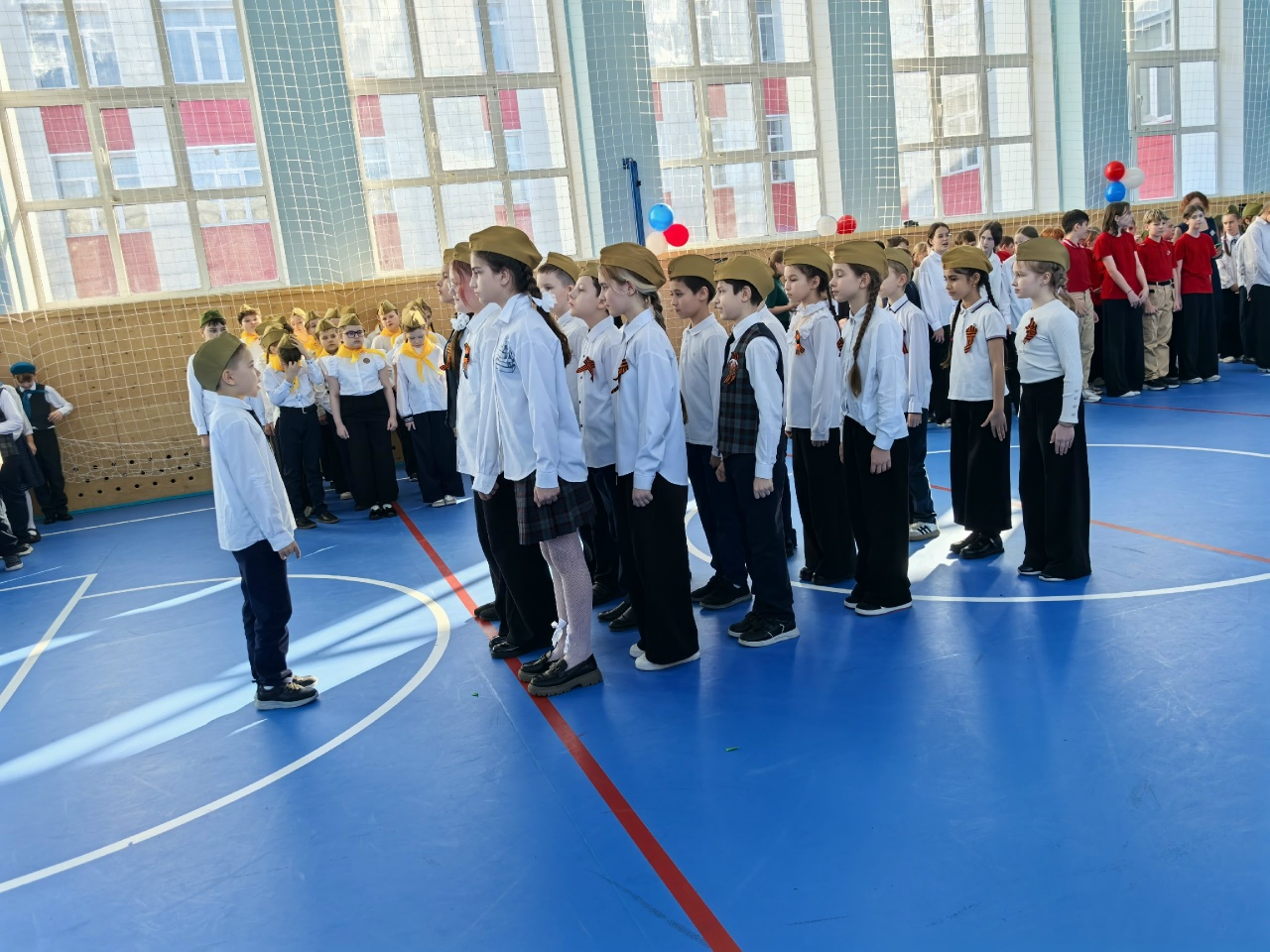 Конкурс строя и песни.