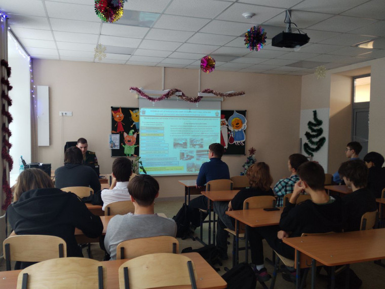 Профориентационная встреча с представителем Омского автобронетанкового инженерного института.